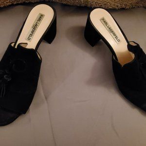 Karl Lagerfeld Holly Suede Mules